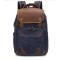 25L Vintage Camera Backpack (Blue) Canvas